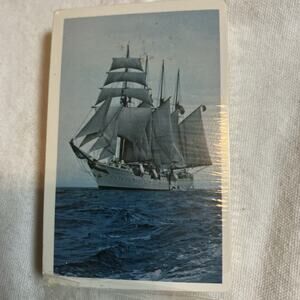 Vintage Unused Clipper Ship Sailboat Playing Cards